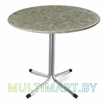 Обеденный стол Sheffilton SHT-TU7/МДФ 80 (лофт медь/хром лак)